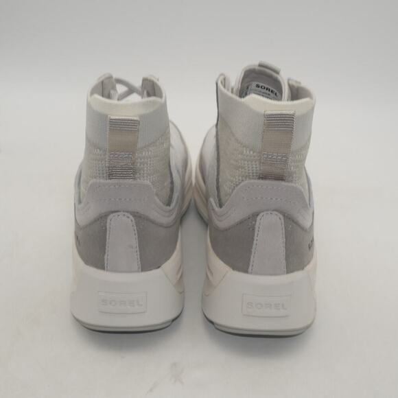 NEW Sorel Women's 7.5 ONA 503 Knit Mid Sneakers Boots Moonstone Gray - Picture 5 of 11